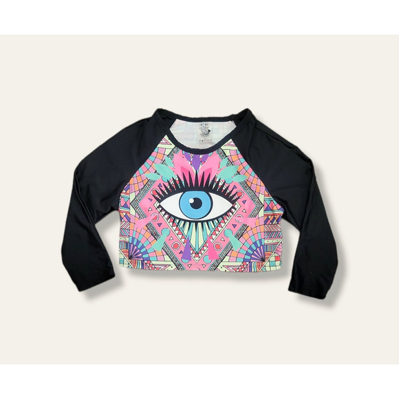 Preloved Wildfox Multicolor Eye Print Bikini - Picture 7 of 12